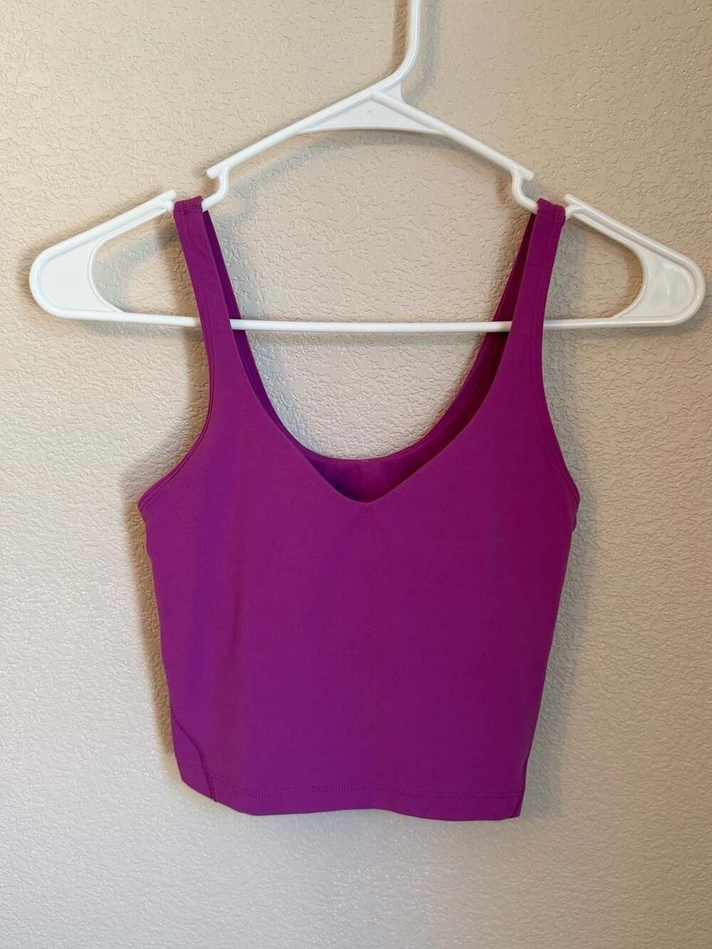 Lululemon Align Tank Top Cropped Light Support in Magenta